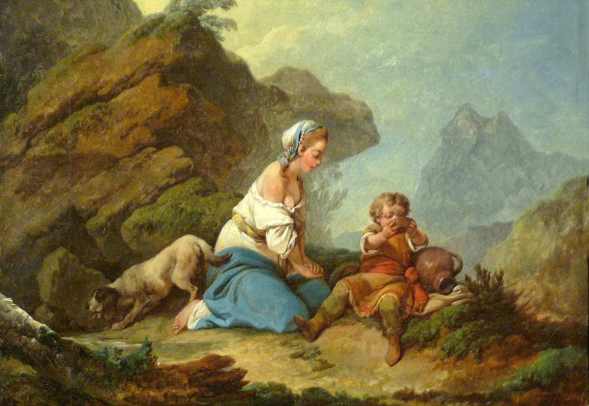 agar watching his son drink after the discovery of the source